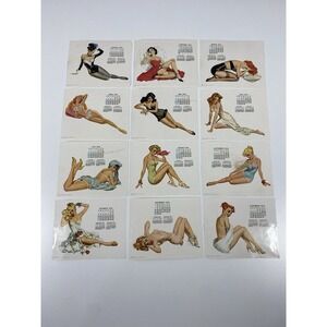 1954 Esquire Magazine Desktop Pinup Calendar Holder‎ ~ 12 Months
